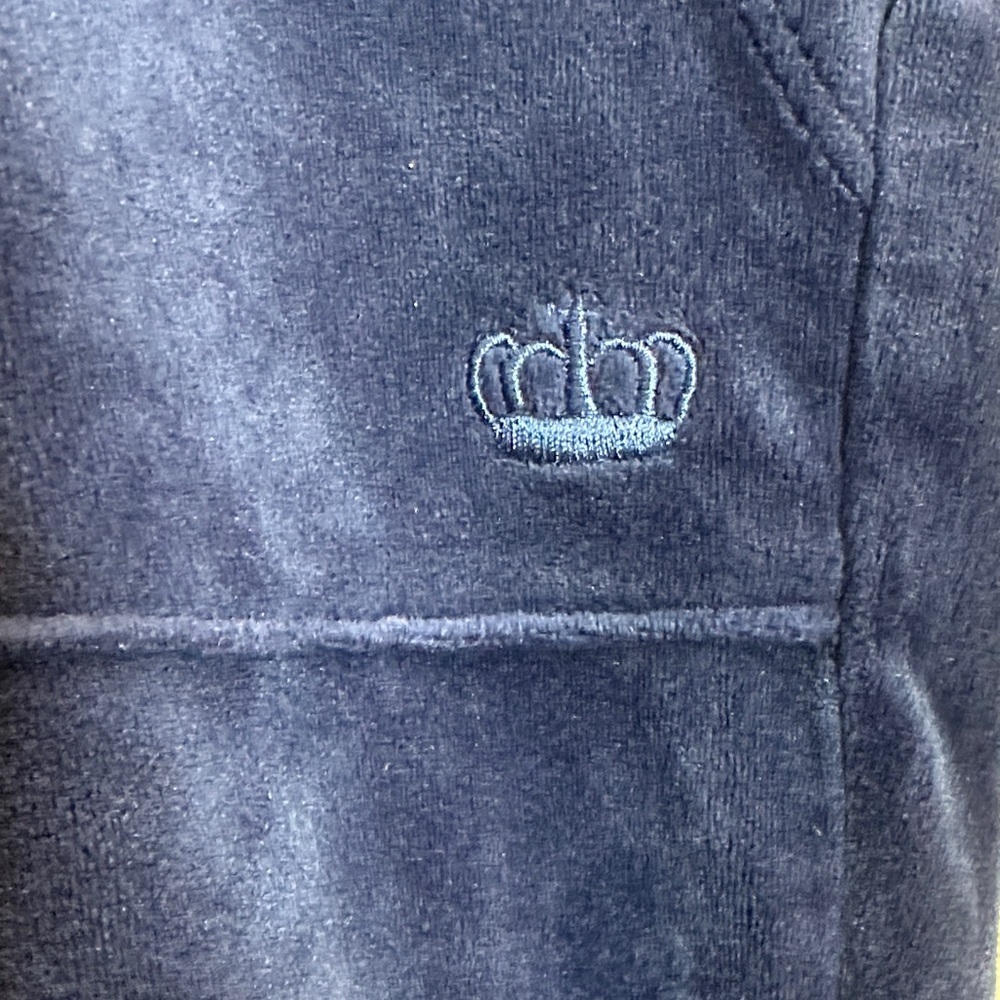 Juicy Couture Royal Blue Velour Wide Leg Pants - Picture 3 of 10